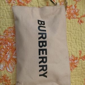 Burberry cloth wristlet/ clutch